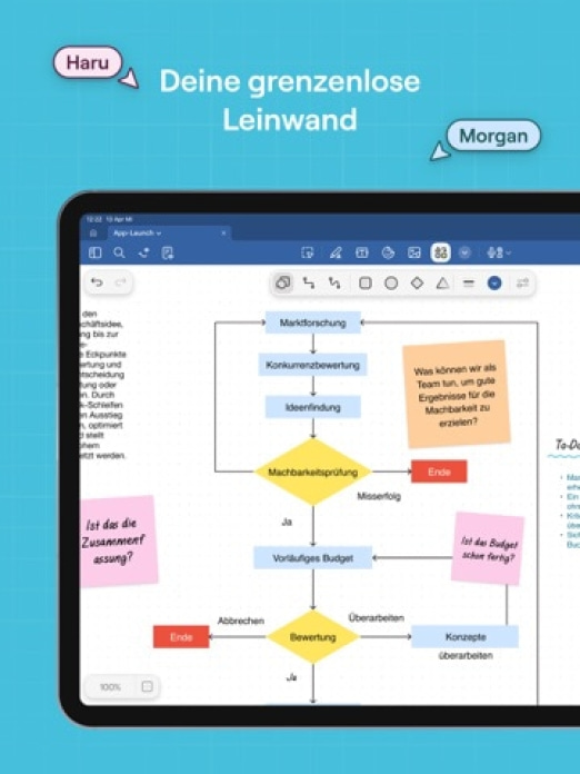 Goodnotes: KI Notizen, PDF app Tablet-Screenshot