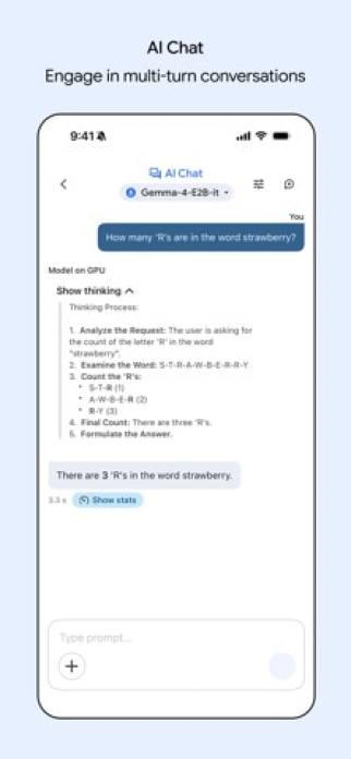Google AI Edge Gallery Smartphone-Screenshot3