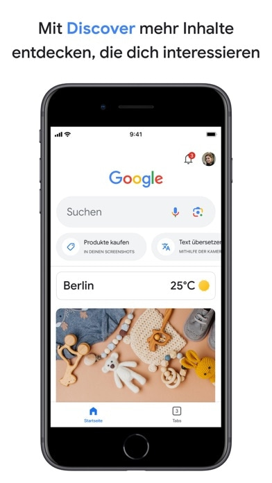Google Smartphone-Screenshot