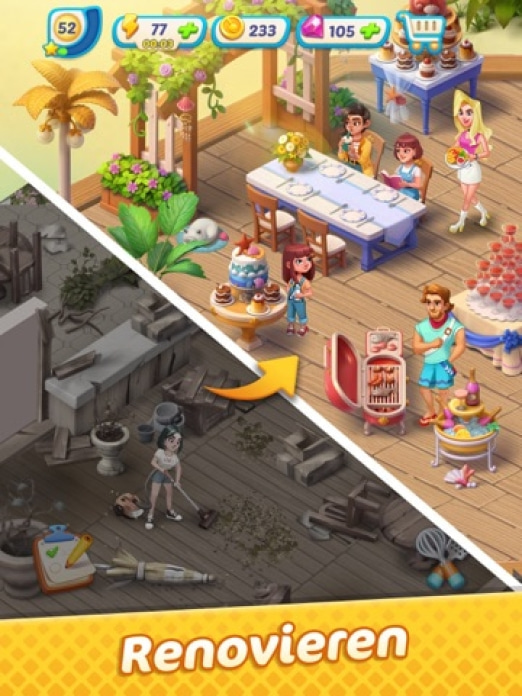 Gossip Harbor: Merge & Story Tablet-Screenshot3