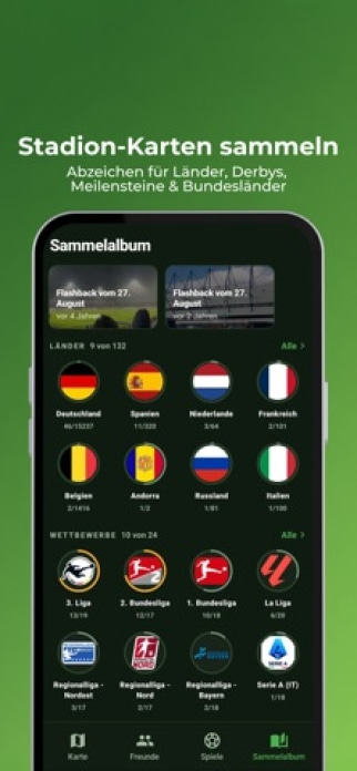 Grounder: Fu&szlig;ball Stadien Smartphone-Screenshot6