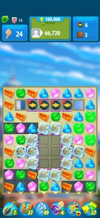 Gummy Drop! Match 3 Spiele Smartphone-Screenshot6