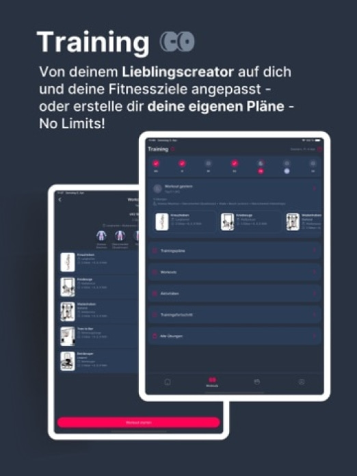 GYMKY - Fitness & KI Ern&auml;hrung Tablet-Screenshot3