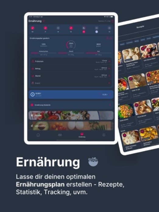 GYMKY - Fitness & KI Ern&auml;hrung Tablet-Screenshot4
