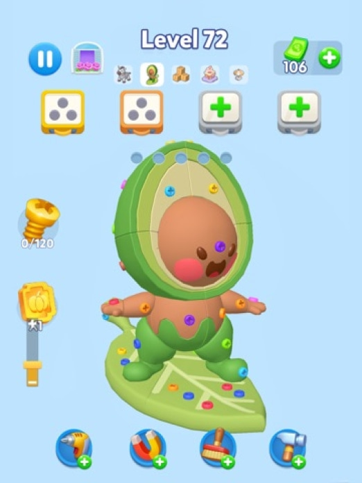 Happy Screw Trip 3D&reg; Tablet-Screenshot5