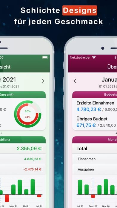 Haushaltsbuch MoneyStats Pro Smartphone-Screenshot9