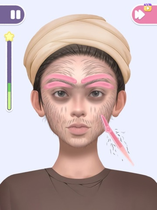 Hautpflege-Zeit: Makeup ASMR Tablet-Screenshot5