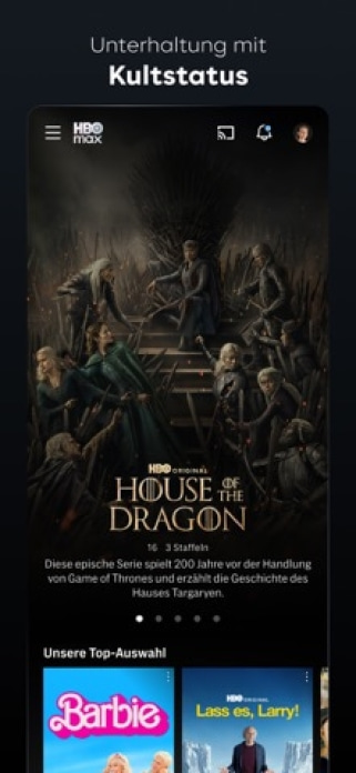 HBO Max: Filme und Serien Smartphone-Screenshot4