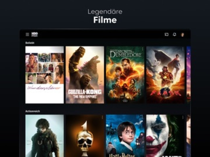 HBO Max: Filme und Serien Tablet-Screenshot6