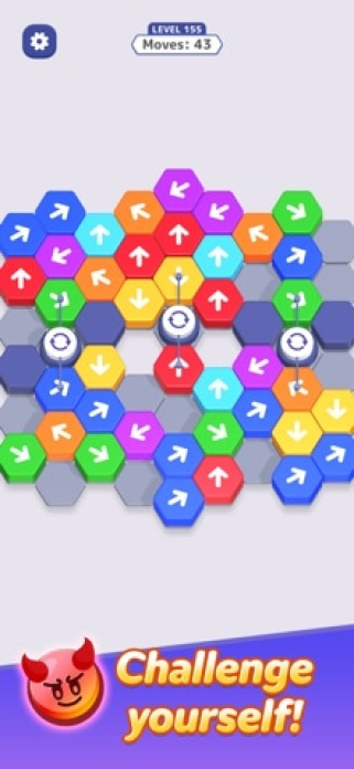 Hexa Away Smartphone-Screenshot2