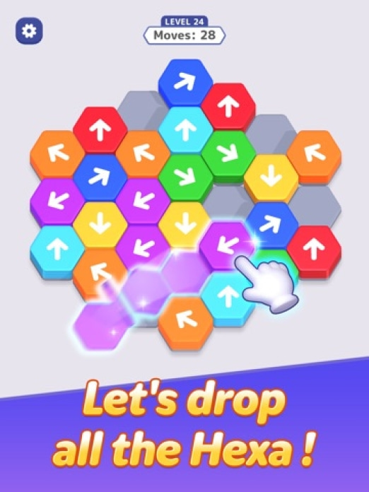Hexa Away Tablet-Screenshot