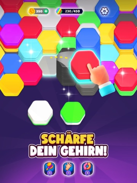 Hexa Sort Tablet-Screenshot