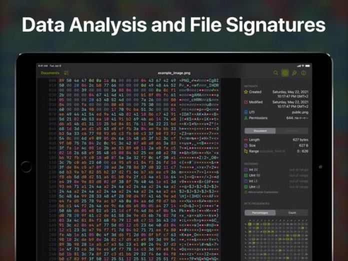 Hexer — Hex File Viewer Tablet-Screenshot5