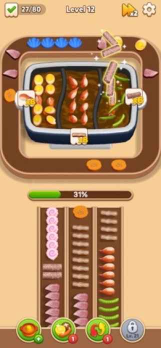 Hotpot Loop: Food Sort Smartphone-Screenshot3