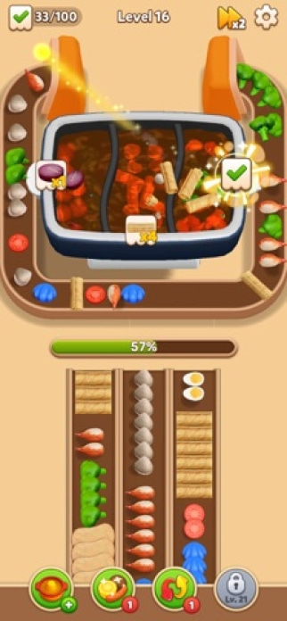 Hotpot Loop: Food Sort Smartphone-Screenshot8
