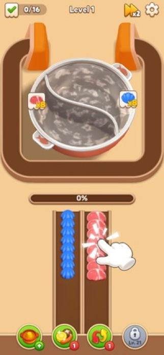 Hotpot Loop: Food Sort Smartphone-Screenshot9
