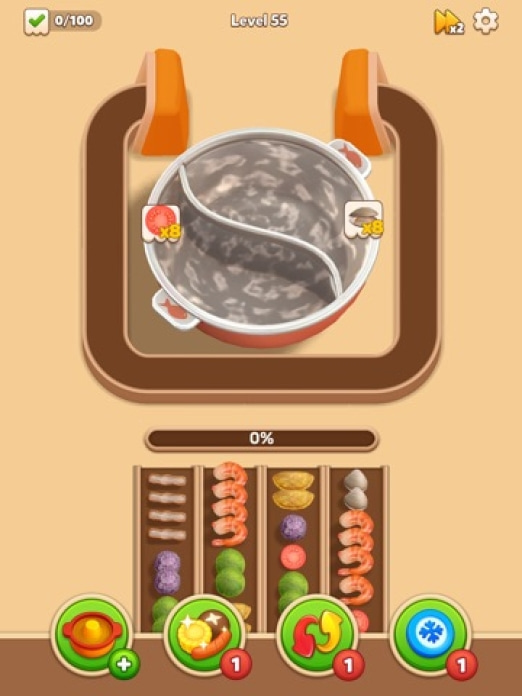 Hotpot Loop: Food Sort Tablet-Screenshot6