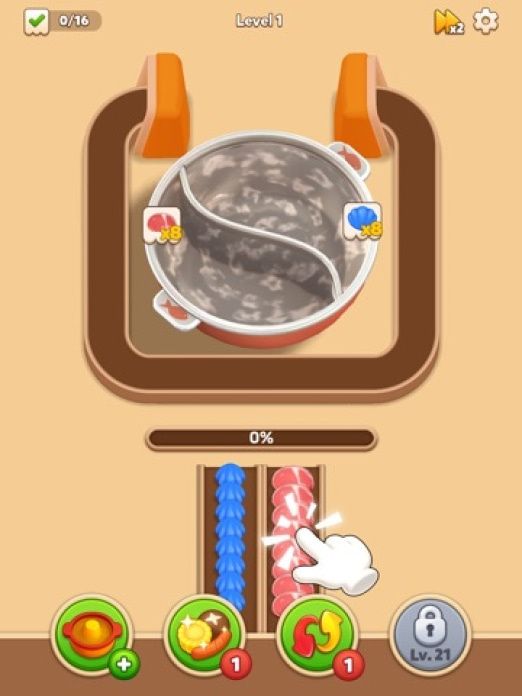 Hotpot Loop: Food Sort Tablet-Screenshot9