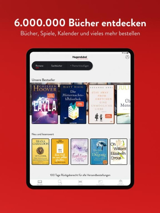 Hugendubel: Bücher & Buchtipps Tablet-Screenshot3