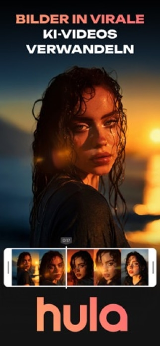 Hula: KI Video Creator & Foto Smartphone-Screenshot