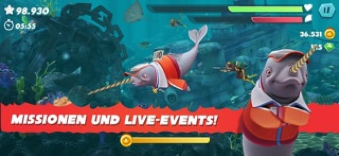 Hungry Shark Evolution: Hai Smartphone-Screenshot3