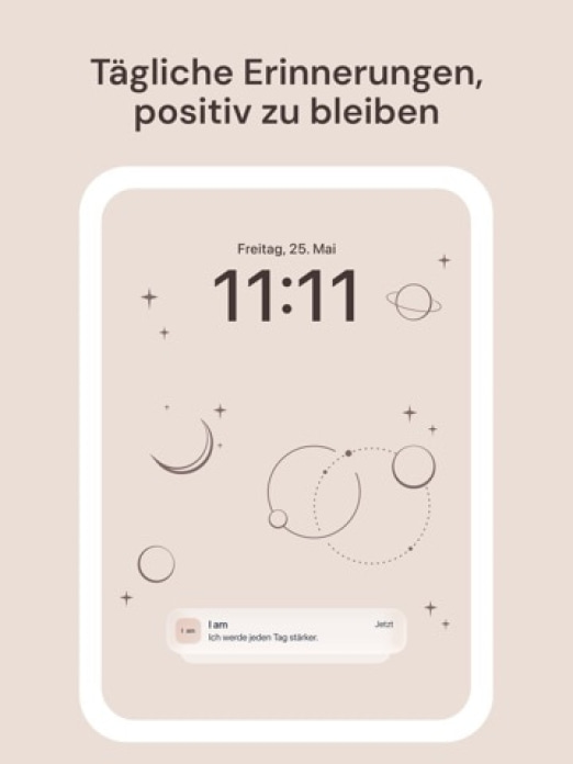 I am - Sprüche für Selbstliebe Tablet-Screenshot