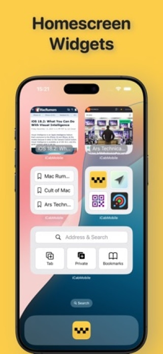 iCab Mobile (Web Browser) Smartphone-Screenshot10