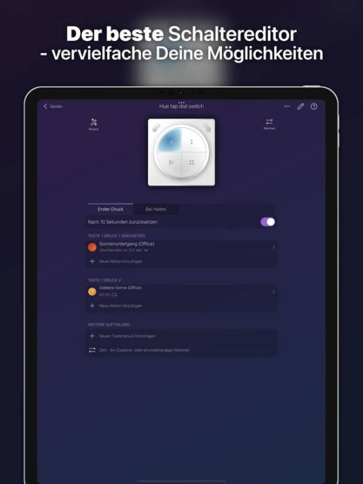 iConnectHue für Philips Hue Tablet-Screenshot4