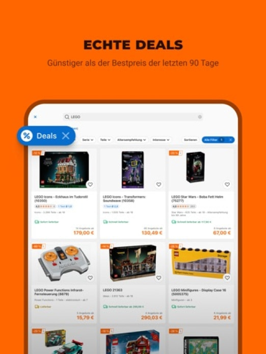 idealo: Preisvergleich Online Tablet-Screenshot5