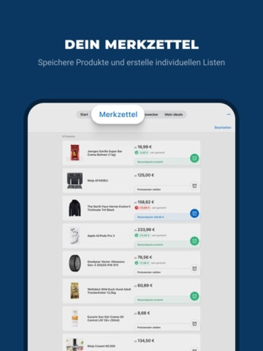 idealo: Preisvergleich Online Tablet-Screenshot6