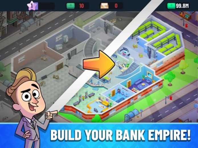 Idle Bank Tycoon: Money Game Tablet-Screenshot5