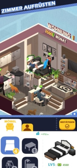 Idle Landlord Sim Smartphone-Screenshot2