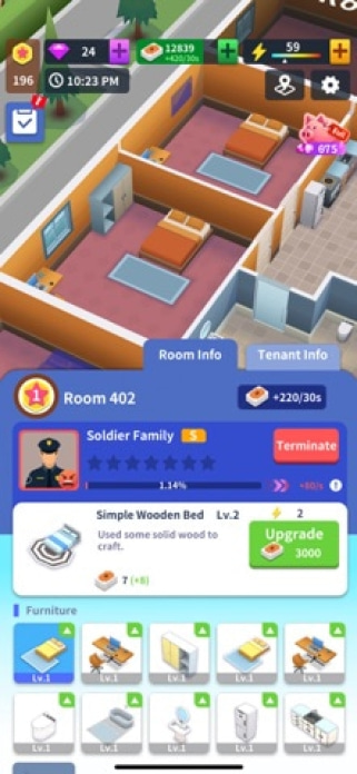 Idle Landlord Sim Smartphone-Screenshot7
