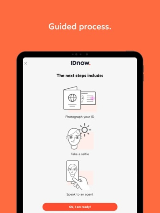 IDnow Online-Ident Tablet-Screenshot4