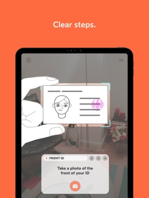 IDnow Online-Ident Tablet-Screenshot5