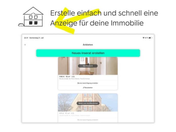 ImmoScout24 - Immobilien Tablet-Screenshot8