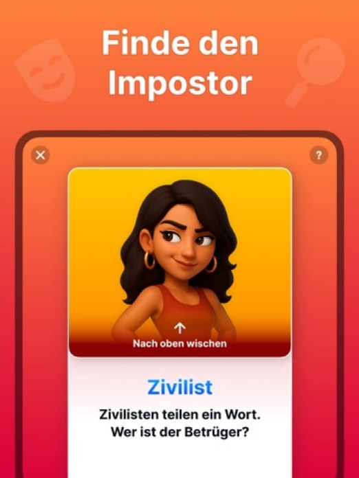 Imposter Spiel - Spy Party Tablet-Screenshot3