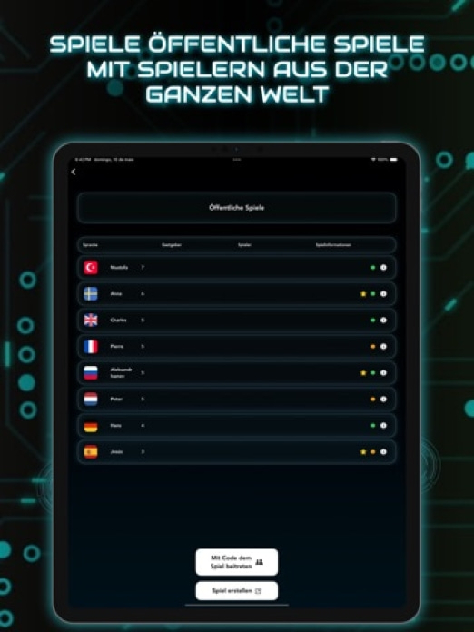 Impostor Party® Spiele Tablet-Screenshot2