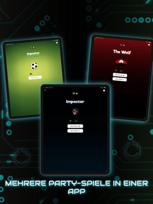 Impostor Party® Spiele Tablet-Screenshot