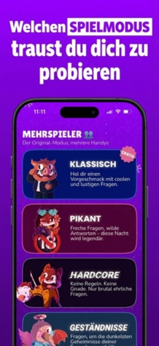 Insight: Partyspiele Gruppe Smartphone-Screenshot4