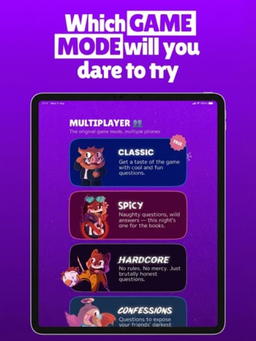 Insight: Partyspiele Gruppe Tablet-Screenshot2