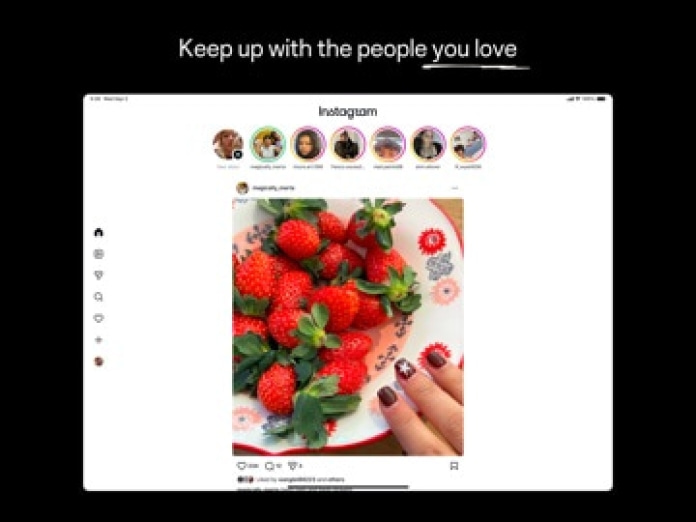 Instagram Tablet-Screenshot