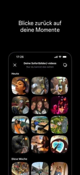 Instants, eine Instagram-App Smartphone-Screenshot4