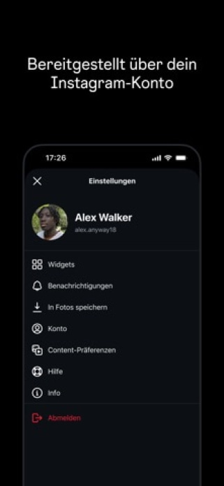 Instants, eine Instagram-App Smartphone-Screenshot6