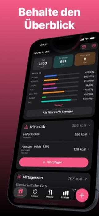 Intake: Kalorienzähler & Diät Smartphone-Screenshot2