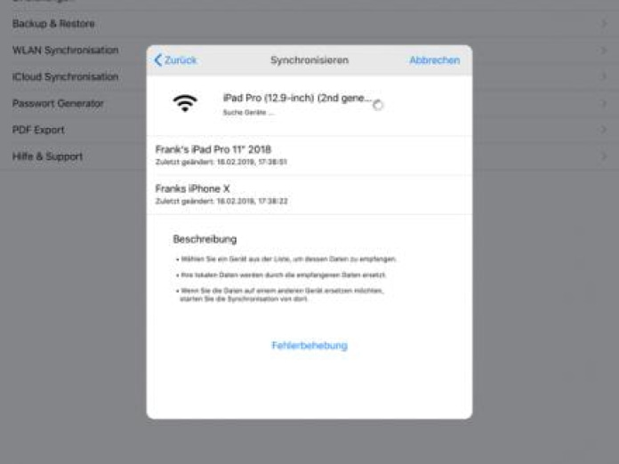 iPIN - Passwort Safe Smartphone-Screenshot5