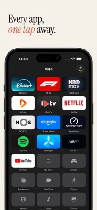 Itsytv: Apple TV Remote Smartphone-Screenshot2