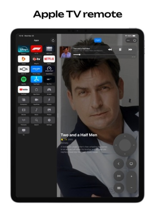 Itsytv: Apple TV Remote Tablet-Screenshot