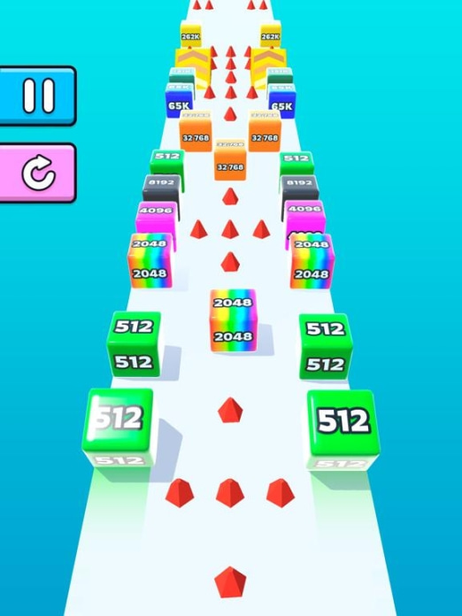 Jelly Run 2048 Tablet-Screenshot