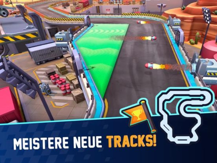 Jetpack Joyride Racing Tablet-Screenshot